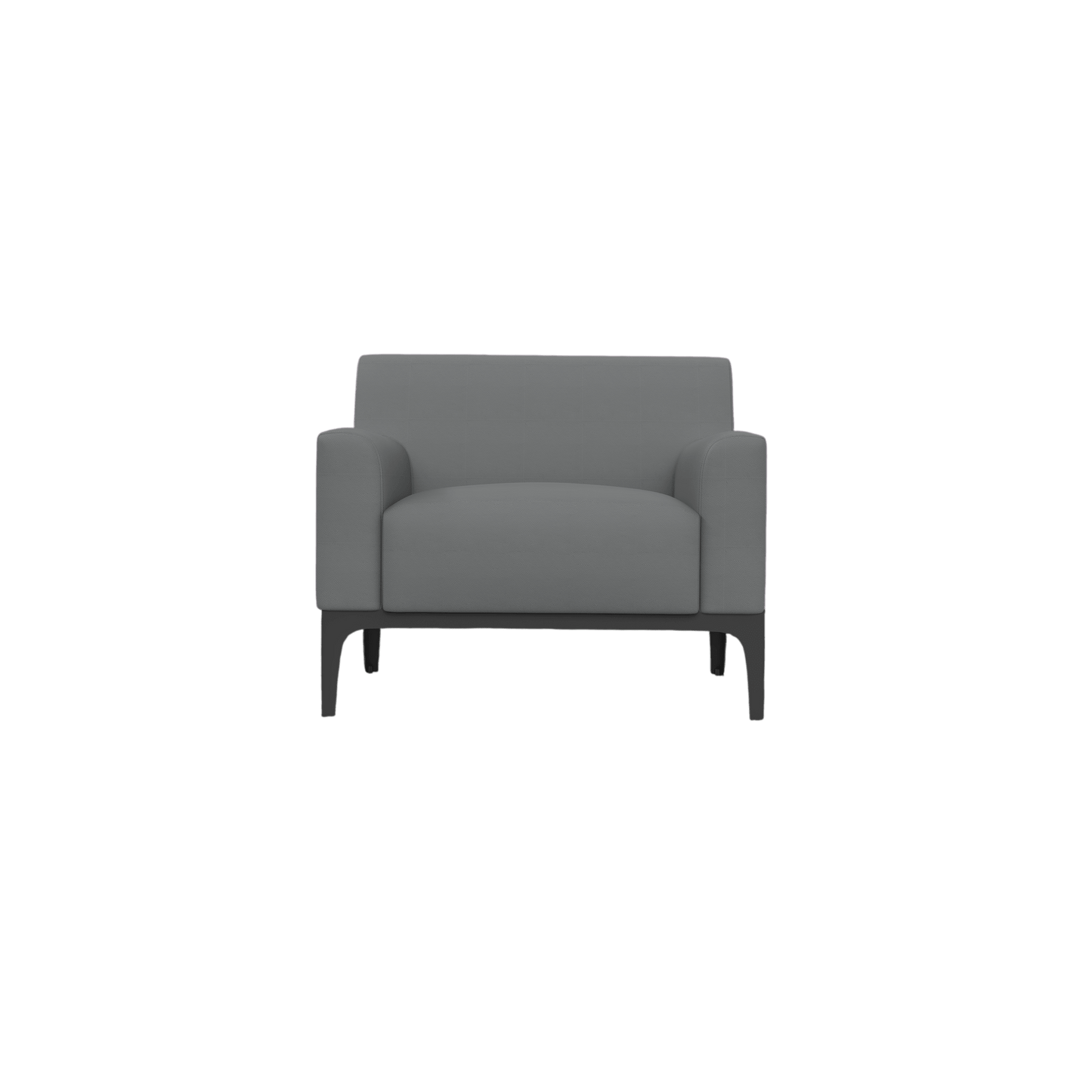 Cedar Single Arm Chair Brown (Tan PU)