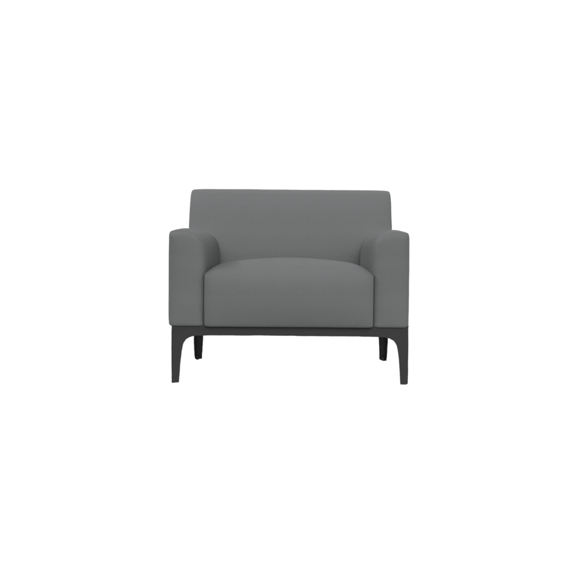 Cedar Single Arm Chair Brown (Tan PU)