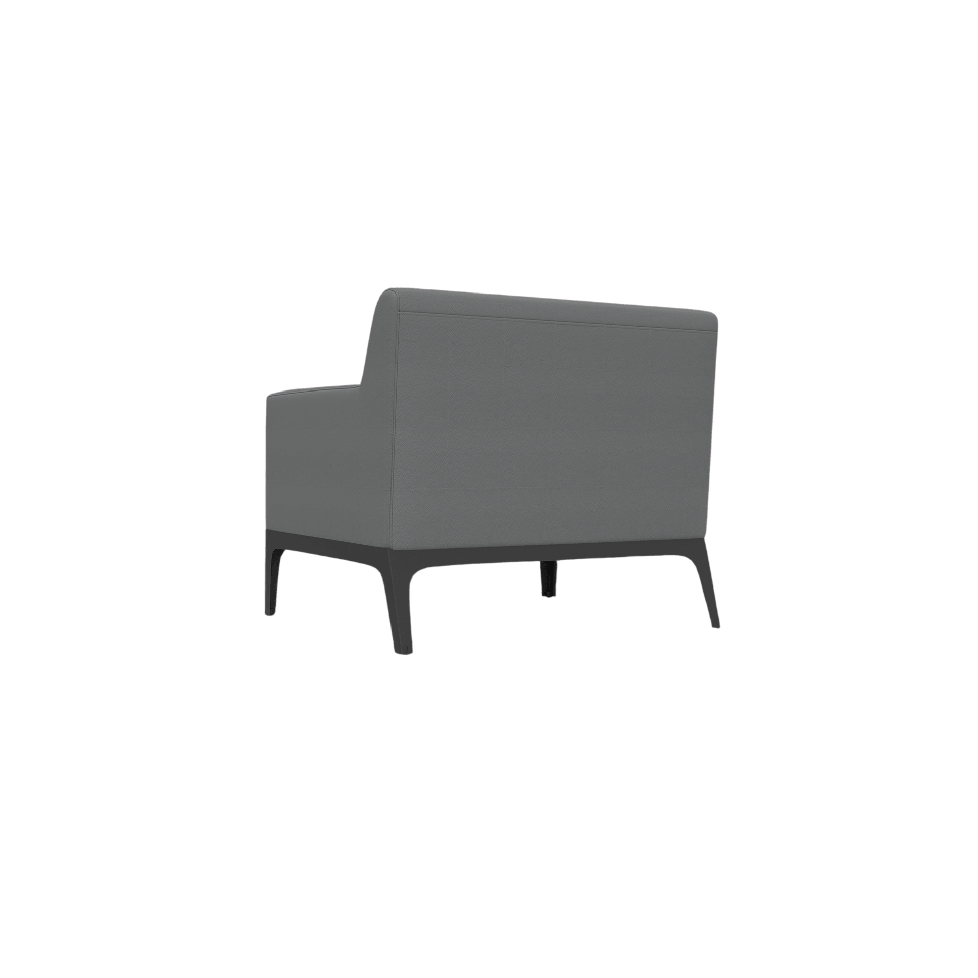 Cedar Single Arm Chair Brown (Tan PU)