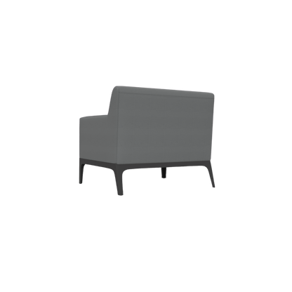 Cedar Single Arm Chair Brown (Tan PU)