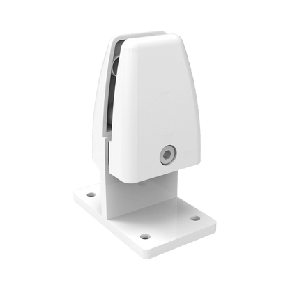 Clamps for Eco Panel Screens Back to Back Desk Mounted White
