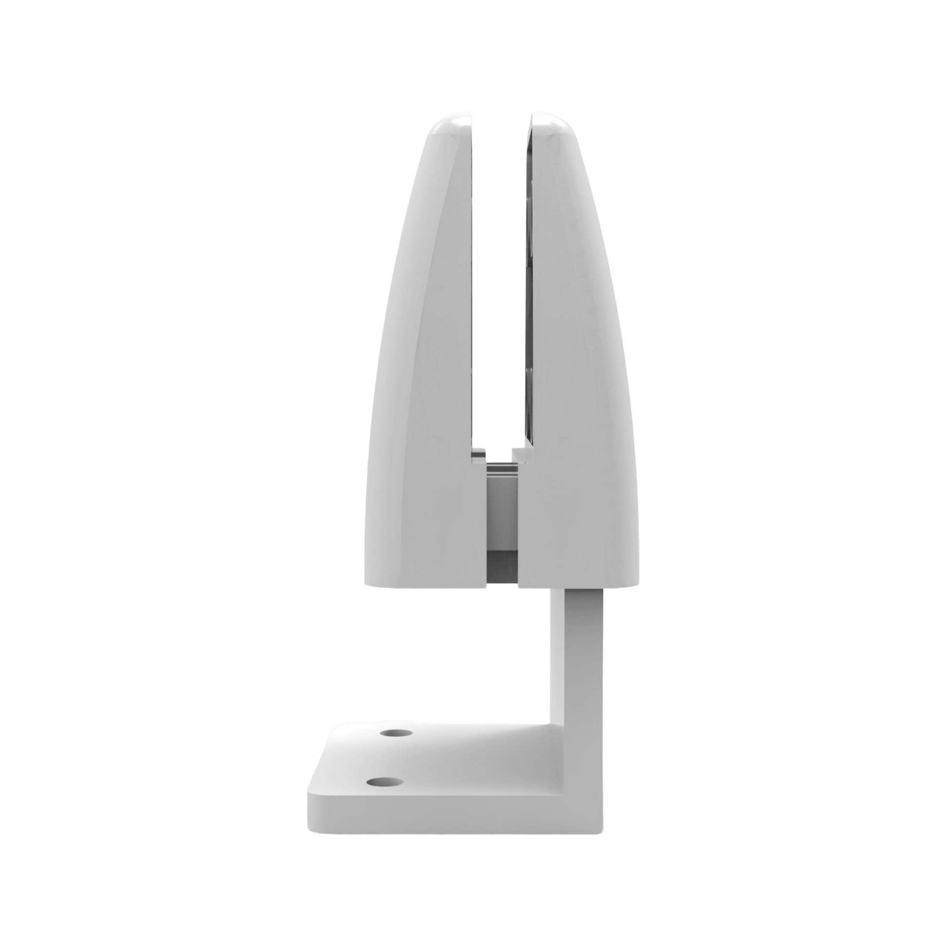 Clamps for Eco Panel Screens Side Mounted White