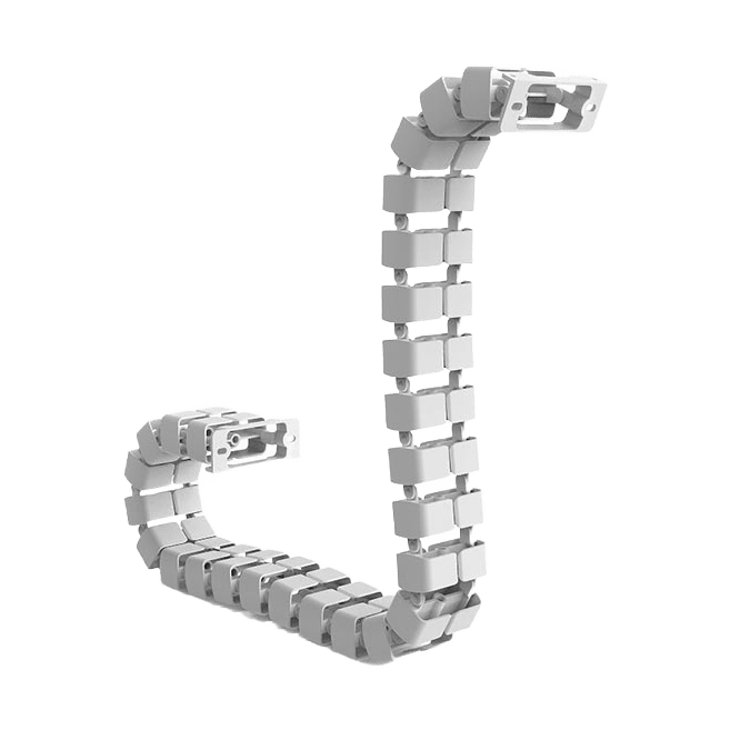 Cobra Cable for Agile Desks White Metal