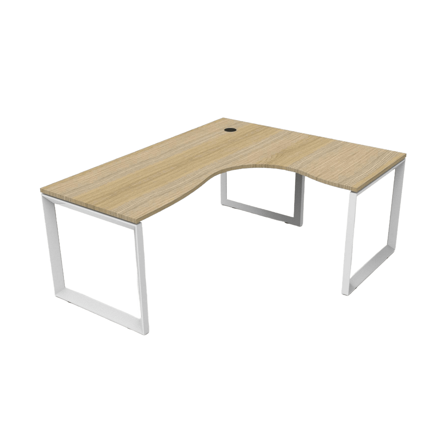 Deluxe Loop Leg Corner Workstation 3 - Office Furniture Company