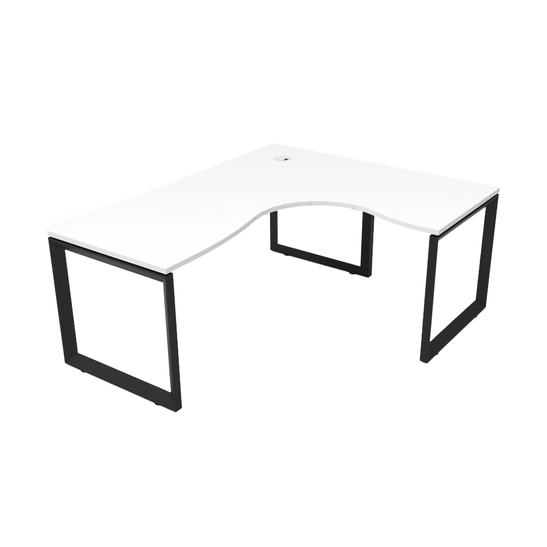 Deluxe Loop Leg Corner Workstation 2 - Office Furniture Company