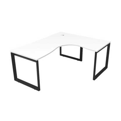 Deluxe Loop Leg Corner Workstation 2 - Office Furniture Company