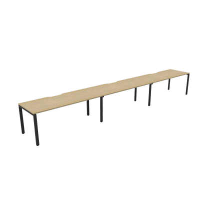 Deluxe Profile Leg 3 Person Workstations - 1