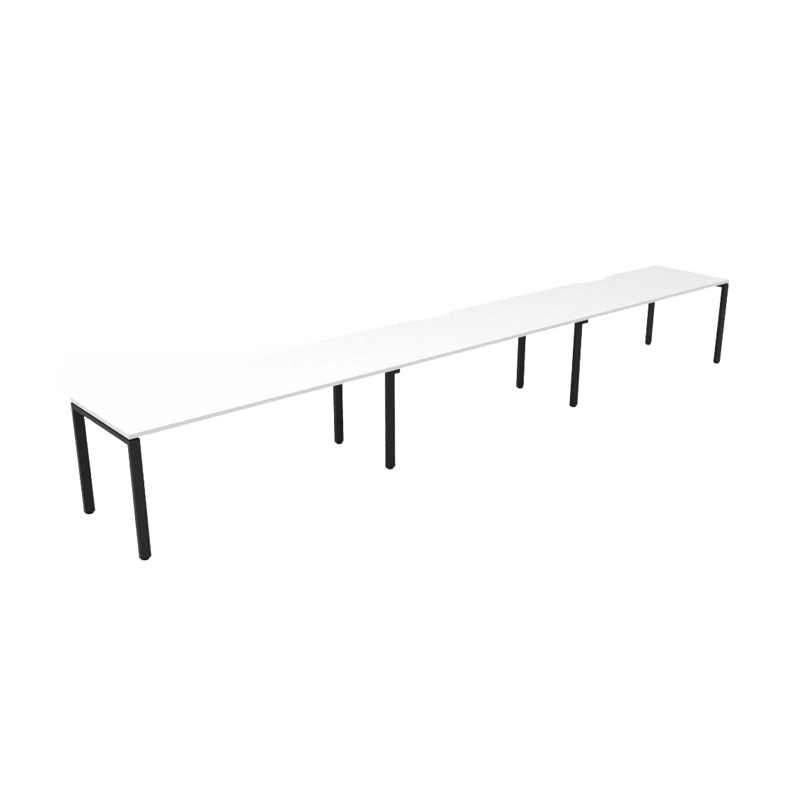 Deluxe Profile Leg 3 Person Workstations - 3