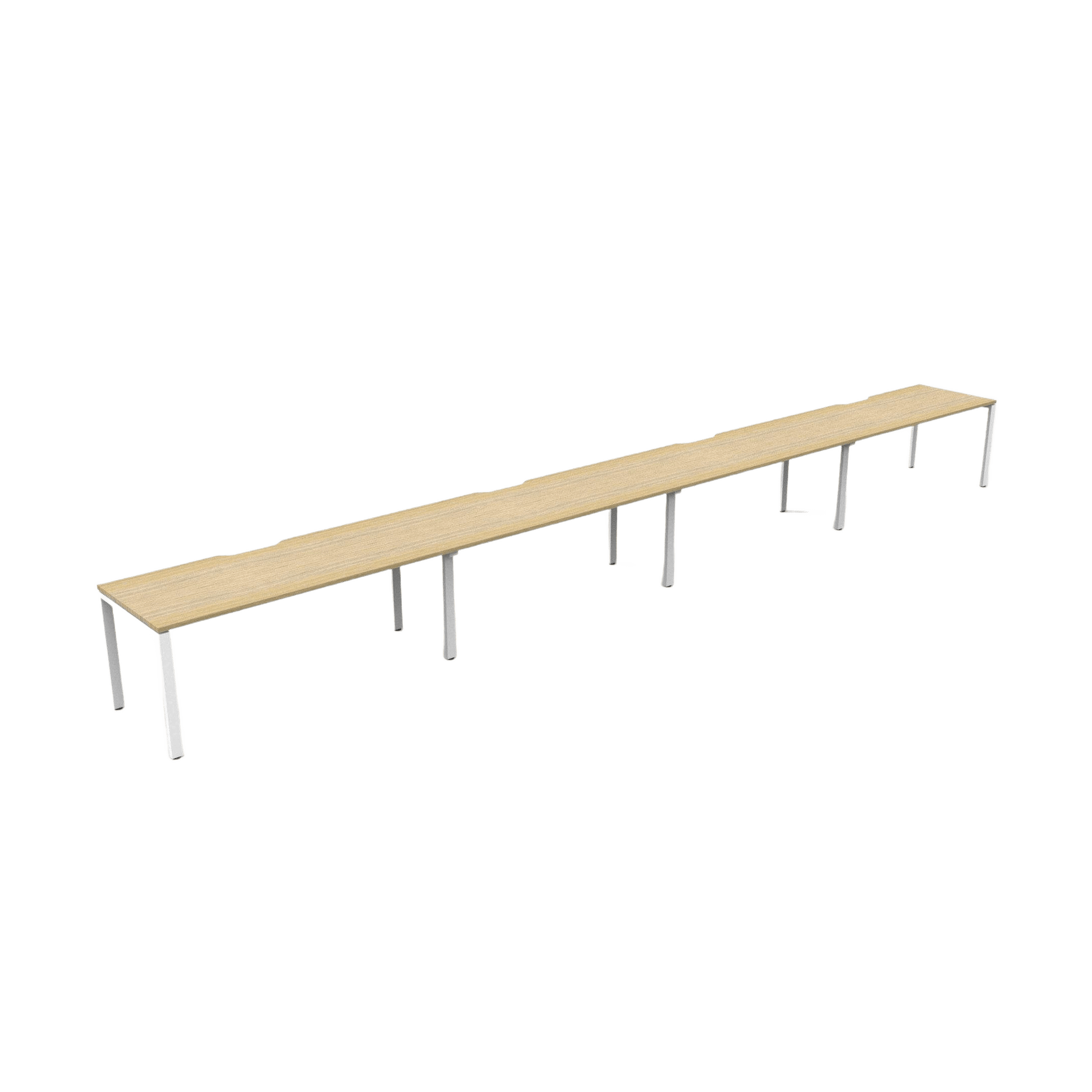 Deluxe Profile Leg 4 Person Workstations - 1