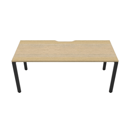 Deluxe Profile Leg Single Desk - 7