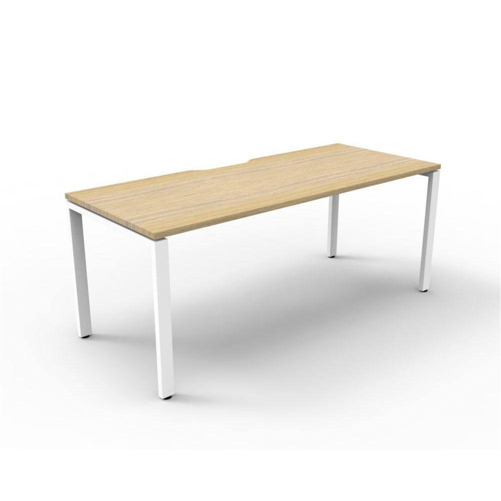 Deluxe Profile Leg Single Desk - Office Furniture Company 