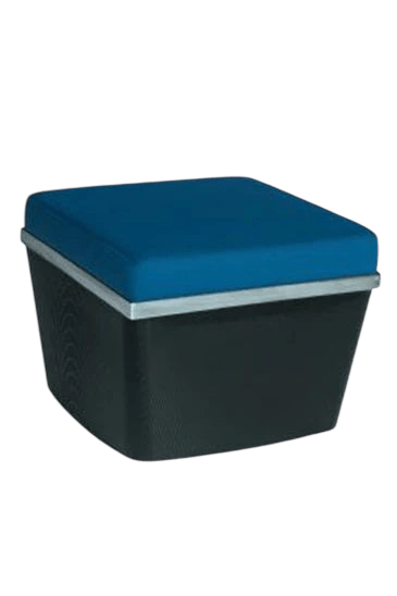 Domino Modular Pouf Black