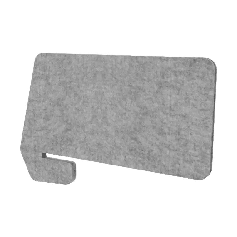 Eco Panel Slide On Screen Black - Office Furniture Company