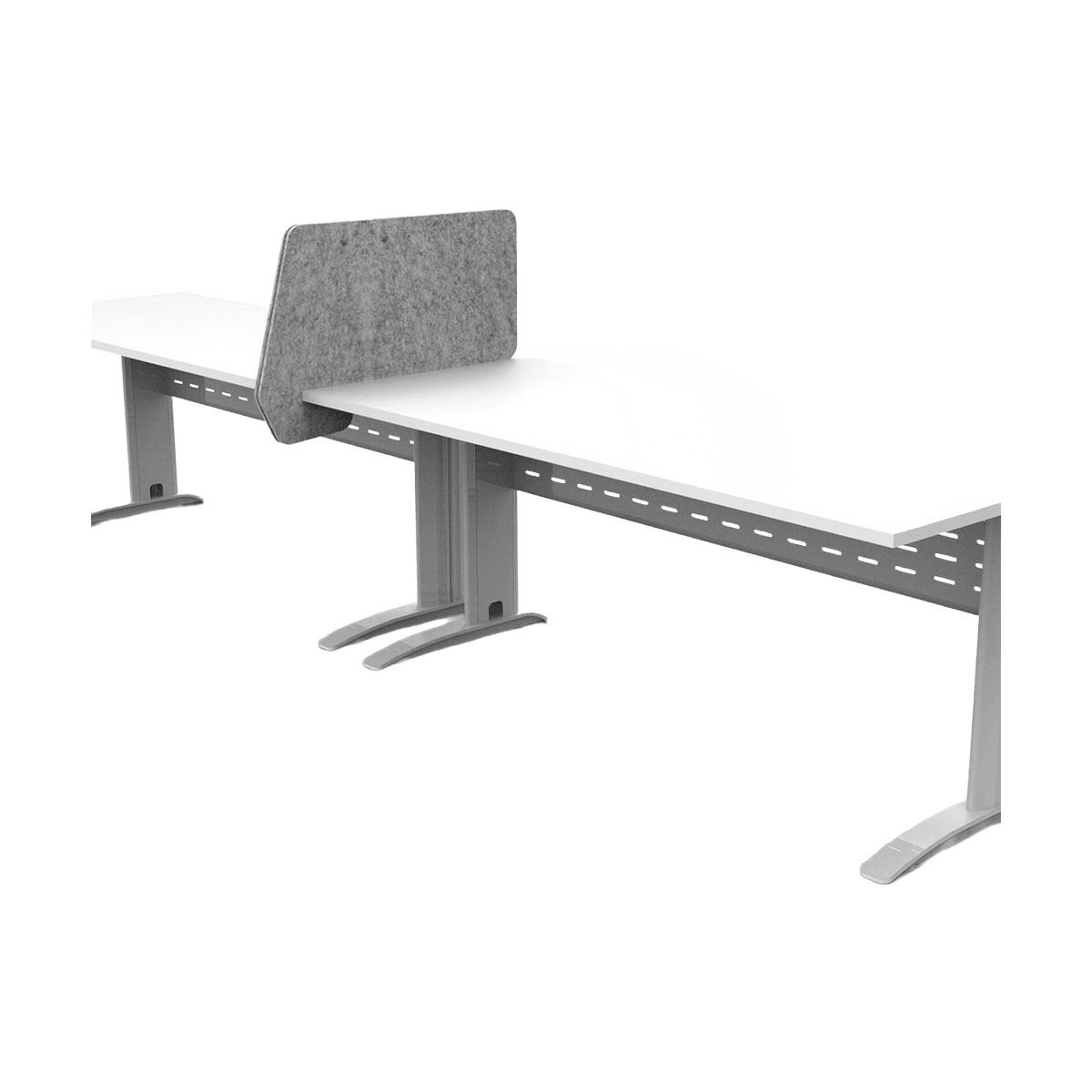 Eco Panel Slide On Screen Grey - Office Furniture Company
