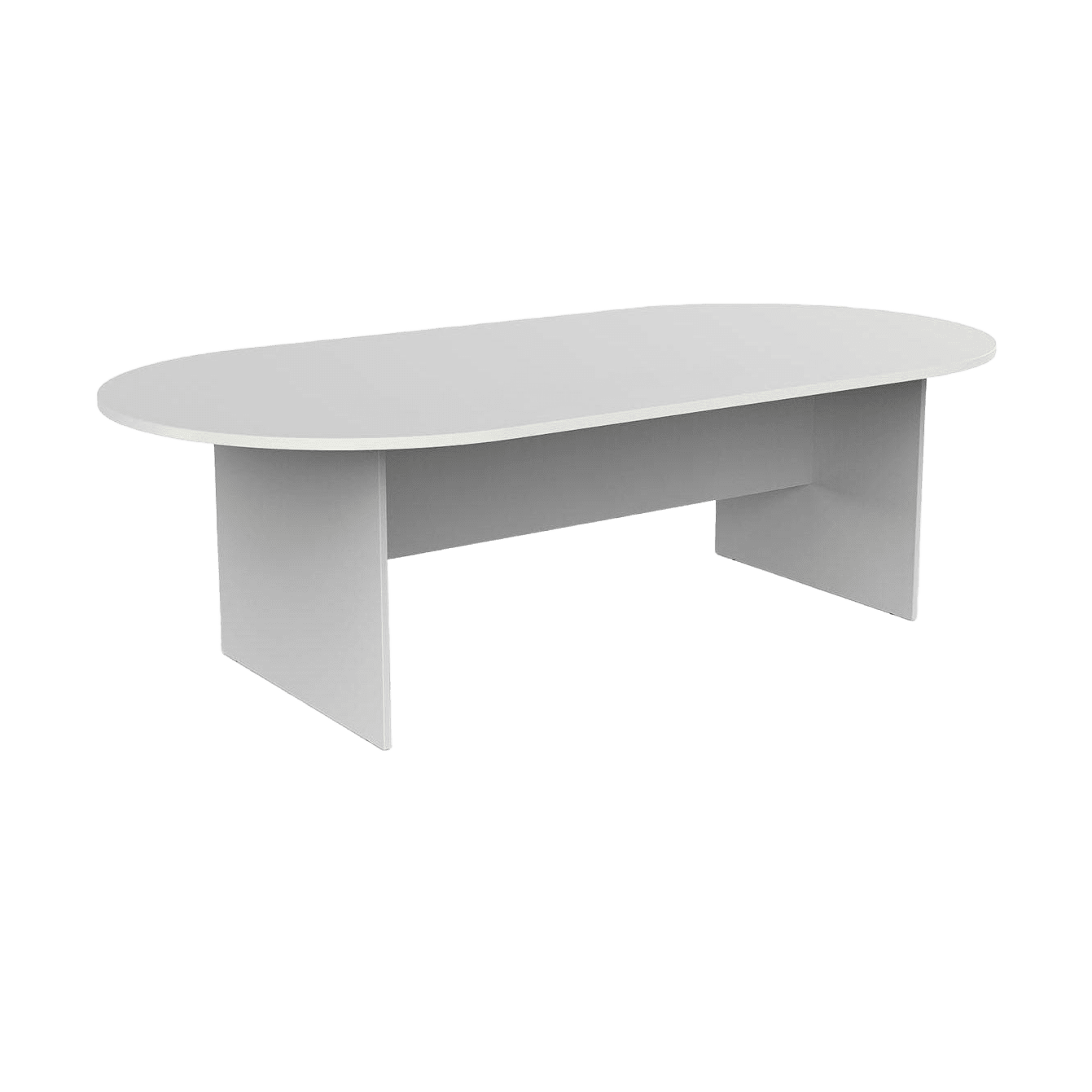 EkoSystem Boardroom Table 1800 X 900 White Melamine - Office Furniture Company