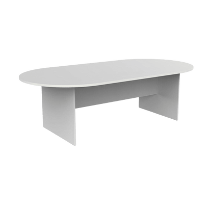 EkoSystem Boardroom Table 1800 X 900 White Melamine - Office Furniture Company