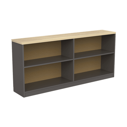 EkoSystem Credenza Bookcase Charcoal