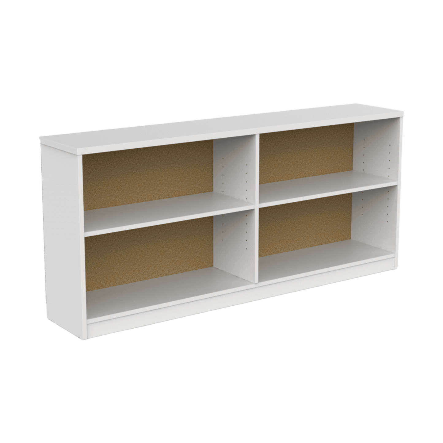 EkoSystem Credenza Bookcase White
