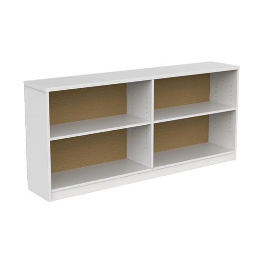 EkoSystem Credenza Bookcase White Melamine - Office Furniture Company