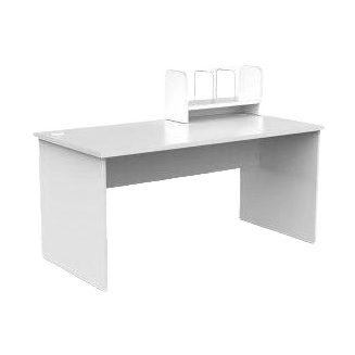 EkoSystem Desktop Shelf White Melamine - Office Furniture Company