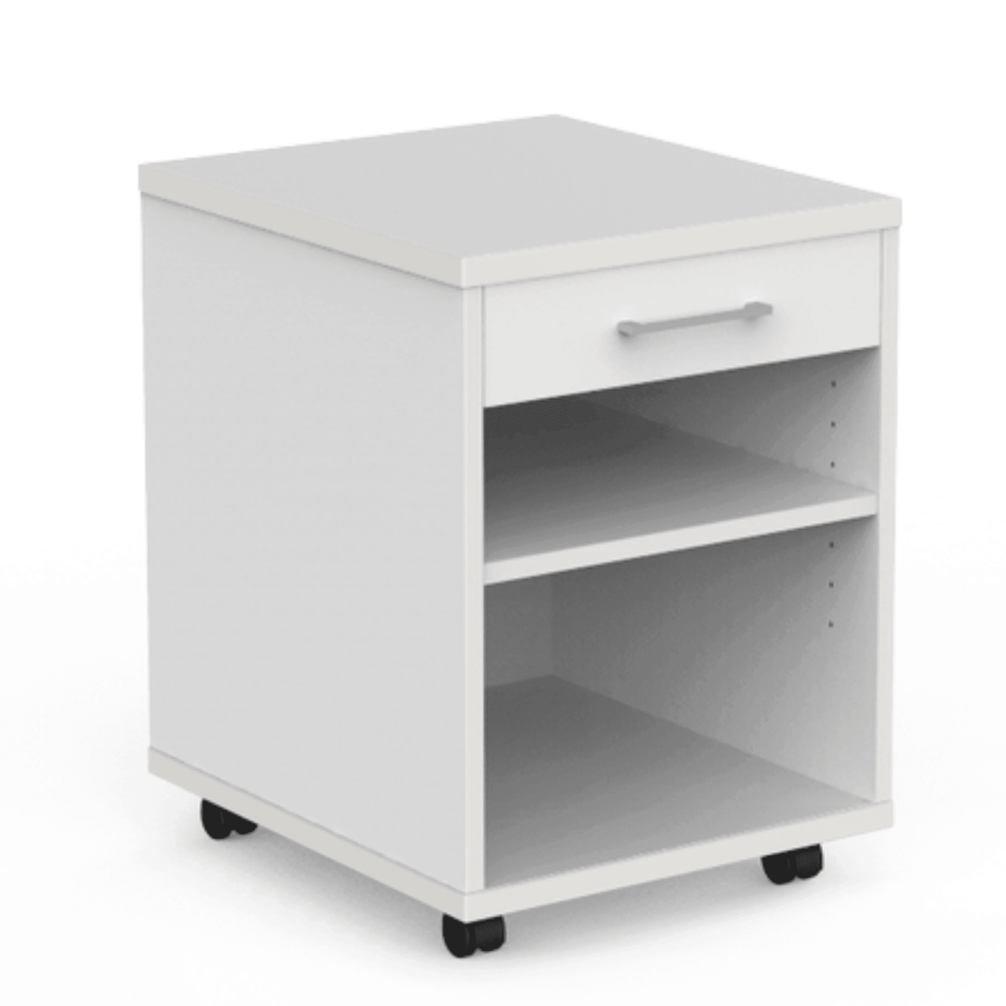 EkoSystem Mobile Book Case Pedestal with EkoSystem Drawer Add-On - Office Furniture Company 