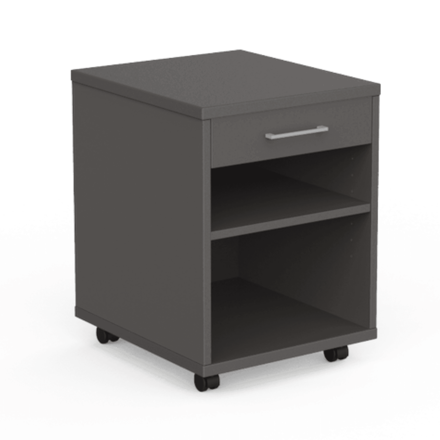 EkoSystem Mobile Book Case Pedestal with EkoSystem Drawer Add-On - Office Furniture Company 
