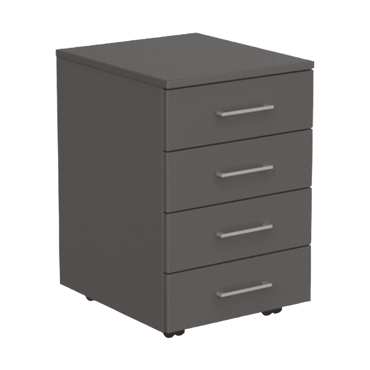 EkoSystem Mobile Pedestal 4 Drawer Unit White