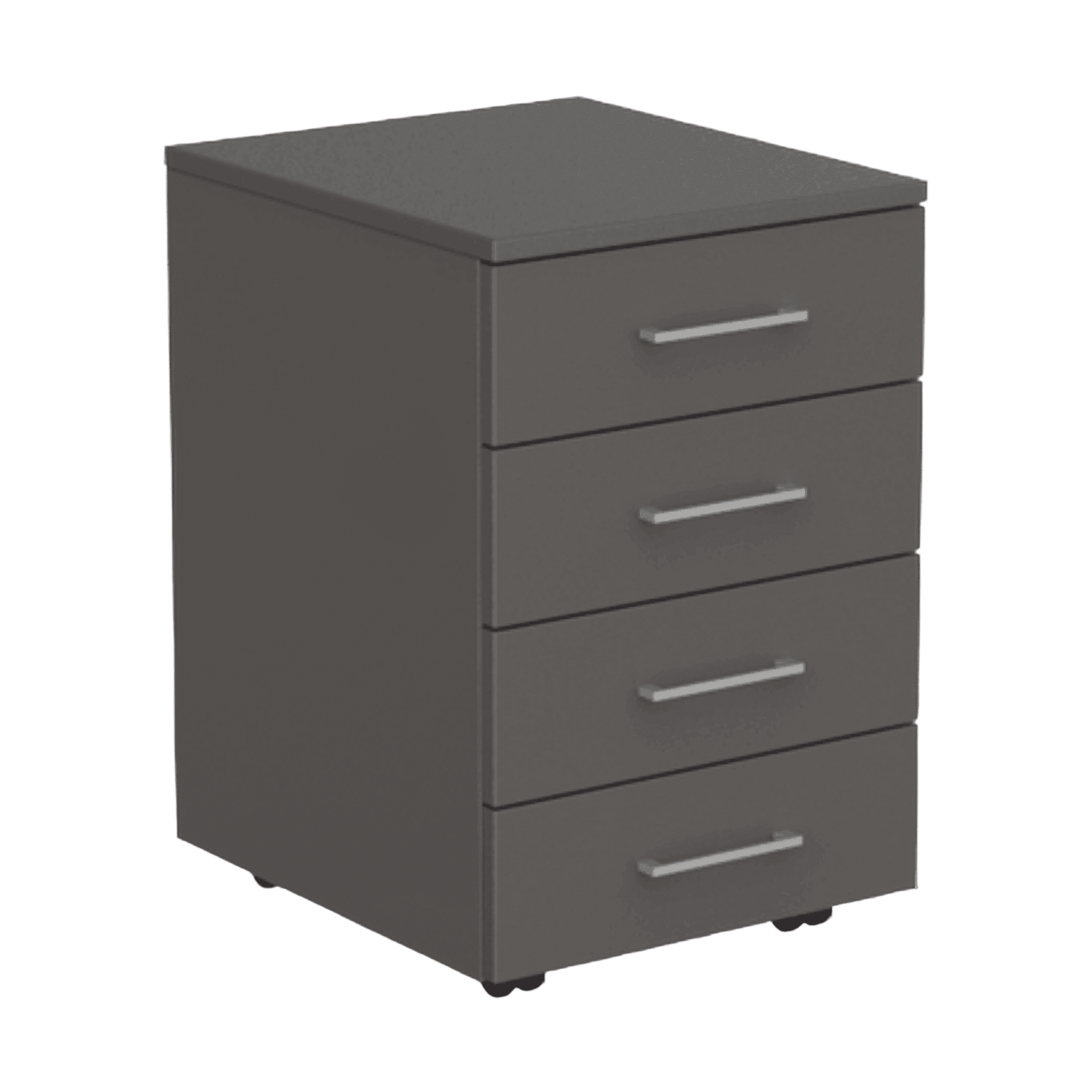 EkoSystem Mobile Pedestal 4 Drawer Unit White