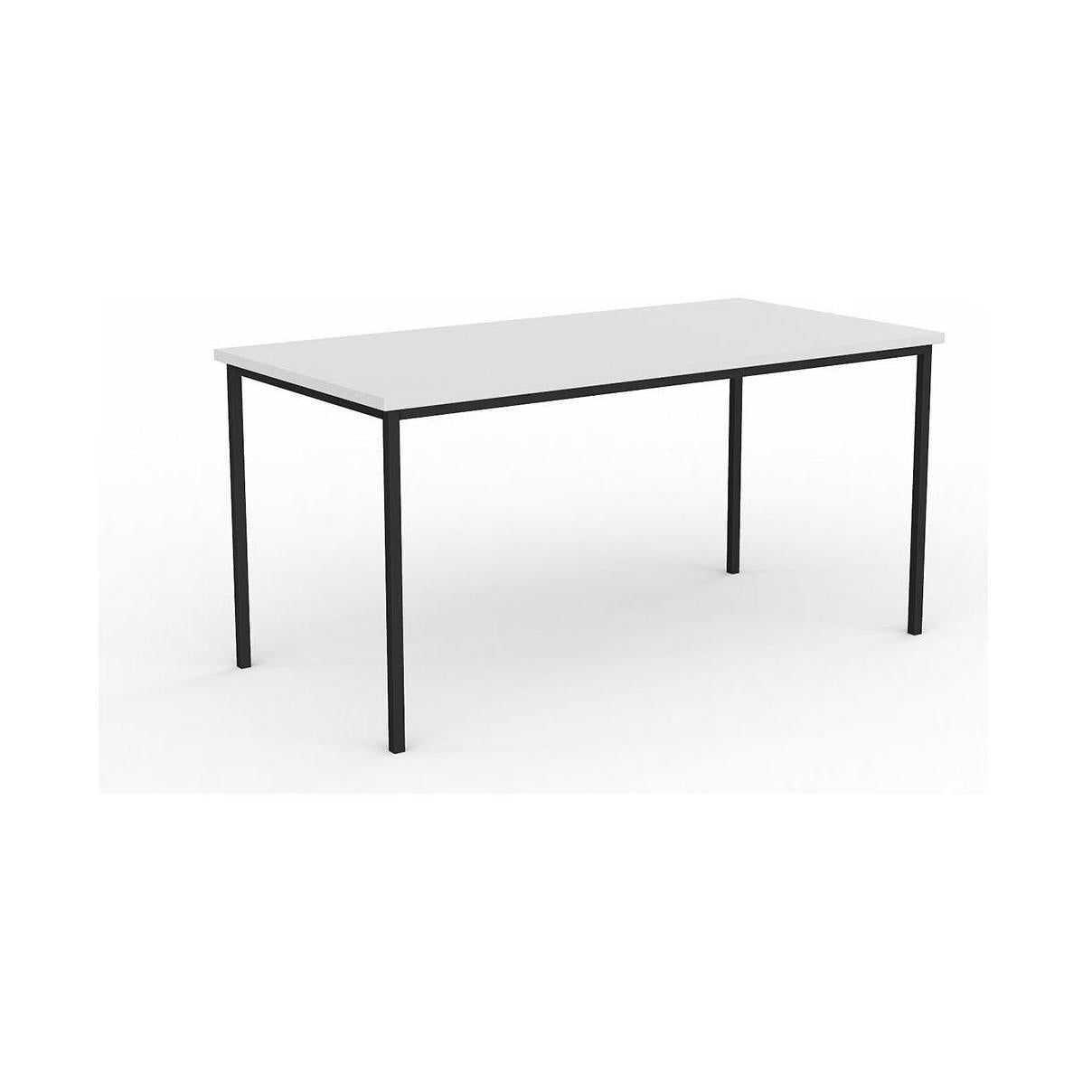 EkoSystem Steel Frame Canteen Table 1500 X 750 White Melamine - Office Furniture Company