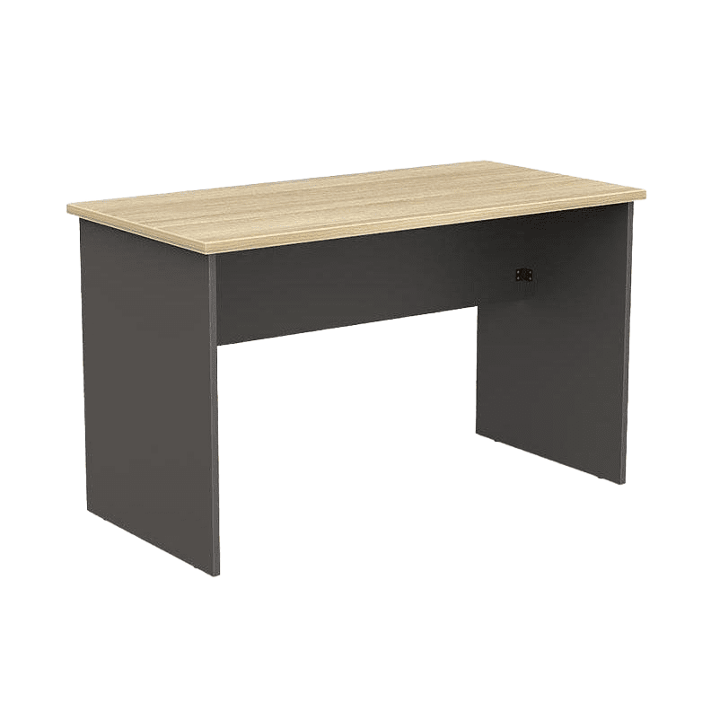 EkoSystem Straight Office Desk 1200 X 600 new - oak - melamine - Office Furniture Company