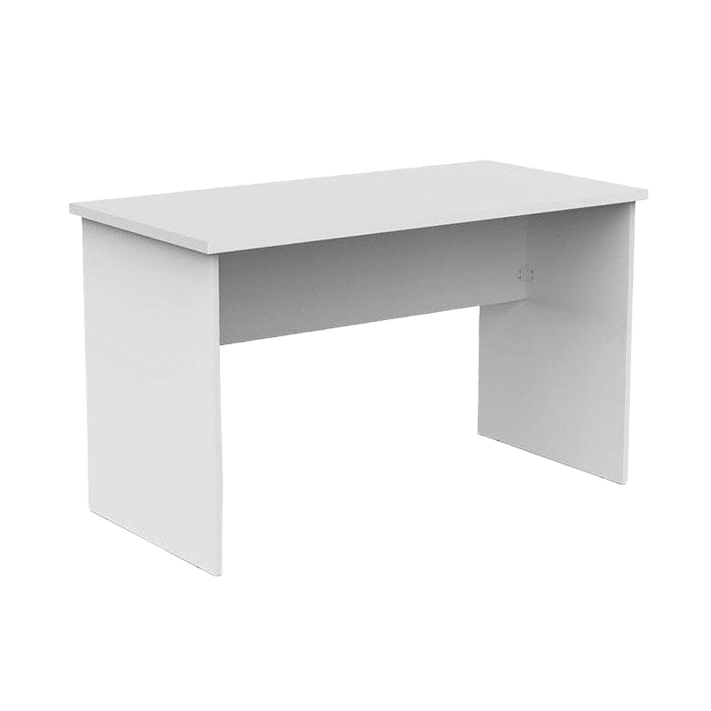 EkoSystem Straight Office Desk 1200 X 600 White - Office Furniture Company