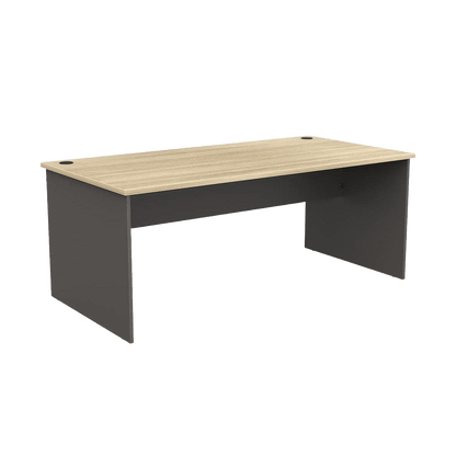 EkoSystem Straight Office Desk 1500 X 750 new - oak - melamine - Office Furniture Company