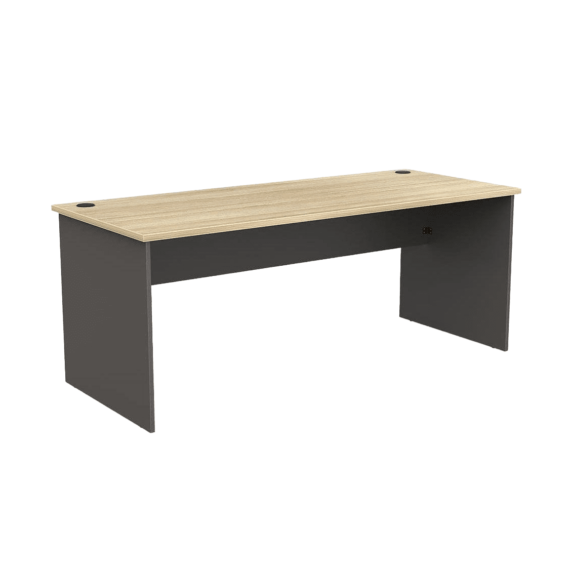 EkoSystem Straight Office Desk 1800 X 750 new - oak - melamine - Office Furniture Company