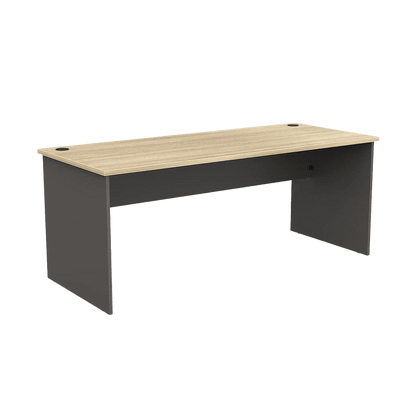 EkoSystem Straight Office Desk 1800 X 750 new - oak - melamine - Office Furniture Company