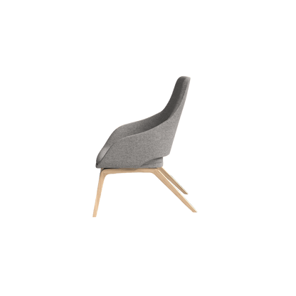 Elaro Wooden Leg Arm Chair Brown Sunday (027)