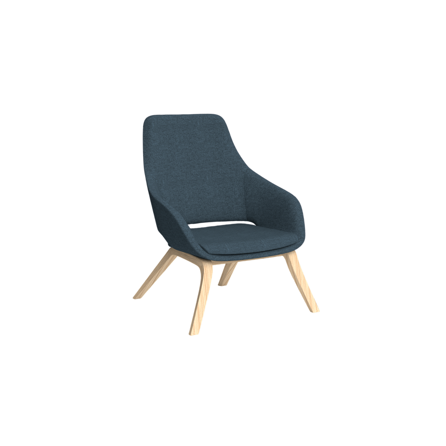 Elaro Wooden Leg Arm Chair Brown Sunday (027)