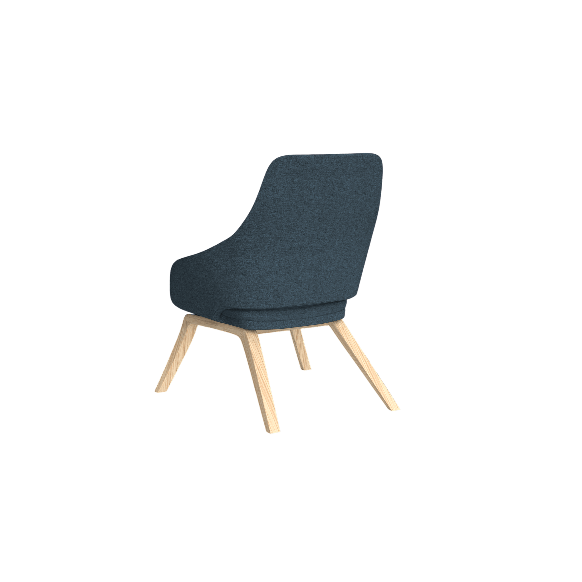 Elaro Wooden Leg Arm Chair Brown Sunday (027)