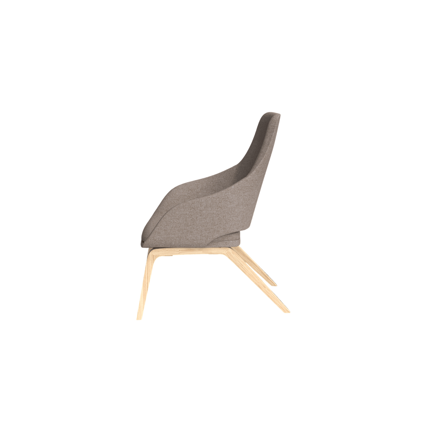 Elaro Wooden Leg Arm Chair Brown Sunday (027)