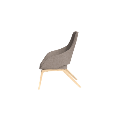 Elaro Wooden Leg Arm Chair Brown Sunday (027)