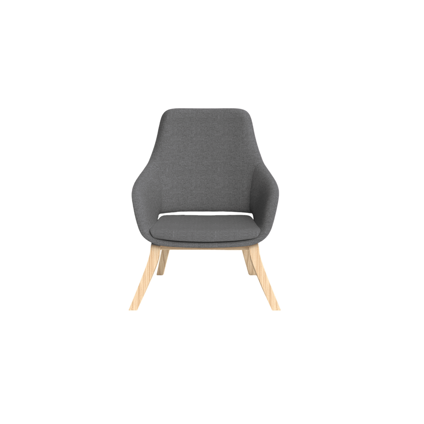 Elaro Wooden Leg Arm Chair Brown Sunday (027)