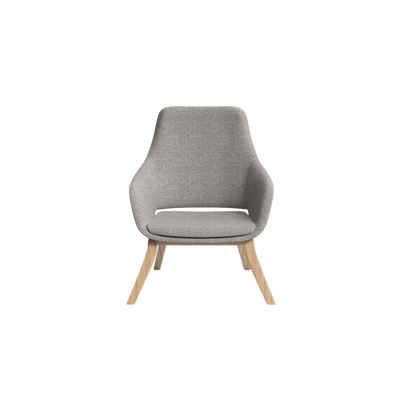 Elaro Wooden Leg Arm Chair Brown Sunday (027)