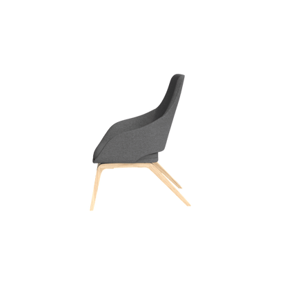 Elaro Wooden Leg Arm Chair Brown Sunday (027)