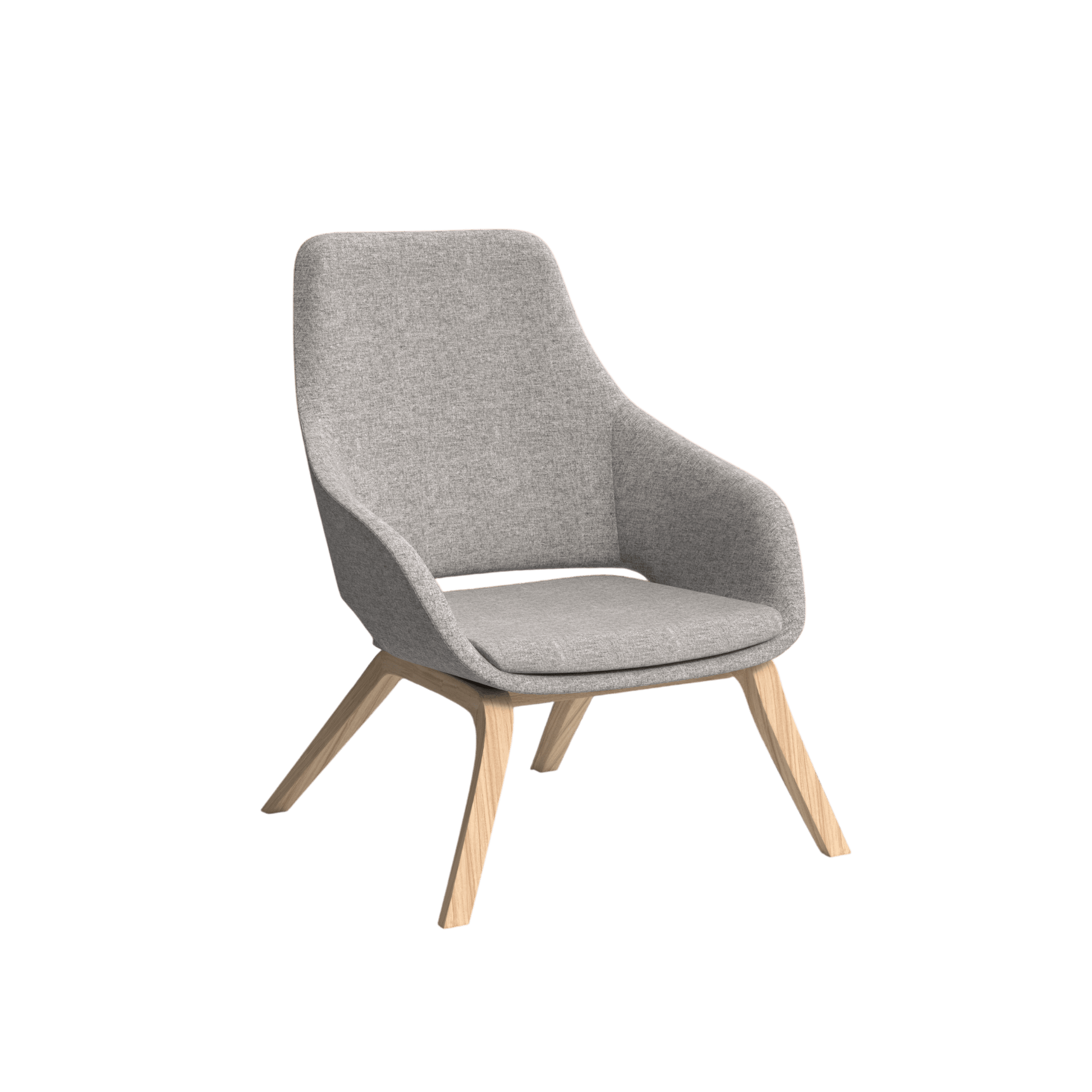 Elaro Wooden Leg Arm Chair Brown Sunday (027)