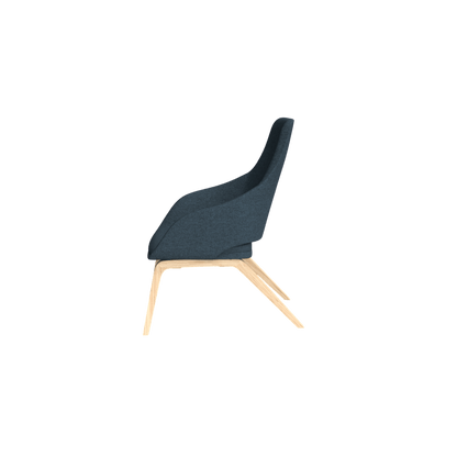 Elaro Wooden Leg Arm Chair Brown Sunday (027)