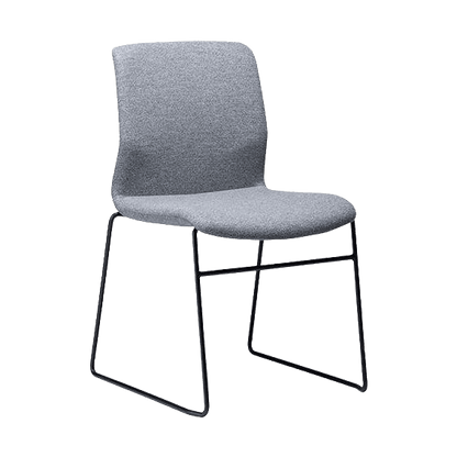 Elmo Upholstered Sled Chair - 2