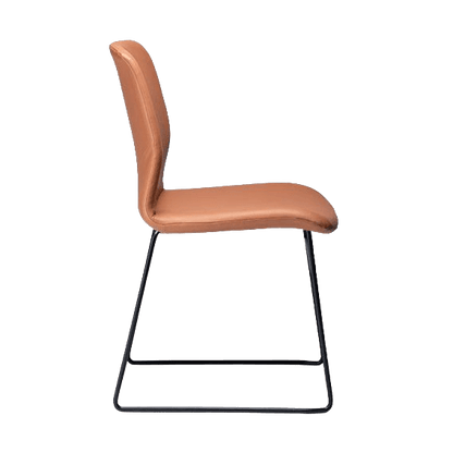 Elmo Upholstered Sled Chair - 3