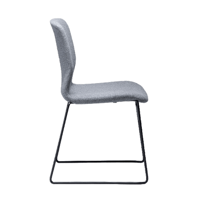 Elmo Upholstered Sled Chair - 4