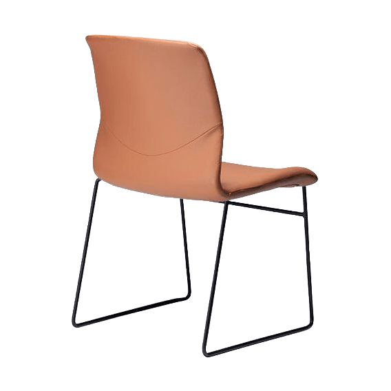 Elmo Upholstered Sled Chair - 8