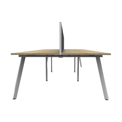 Eternity 6 Person Double Sided Workstations with Screen - 2