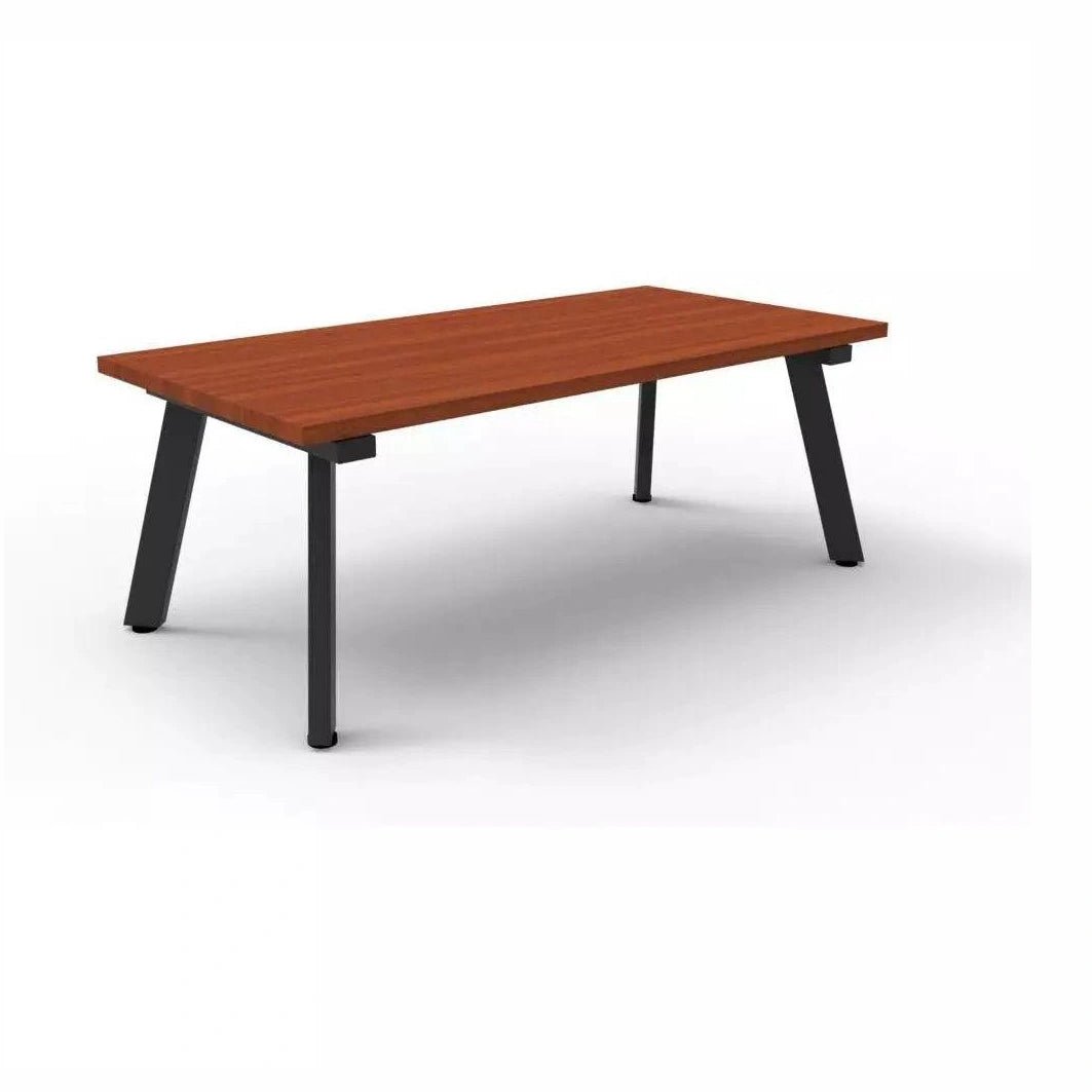Eternity Coffee Table 1200x600 Cherry Black Powdercoat